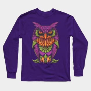 Cyborg Owl Long Sleeve T-Shirt